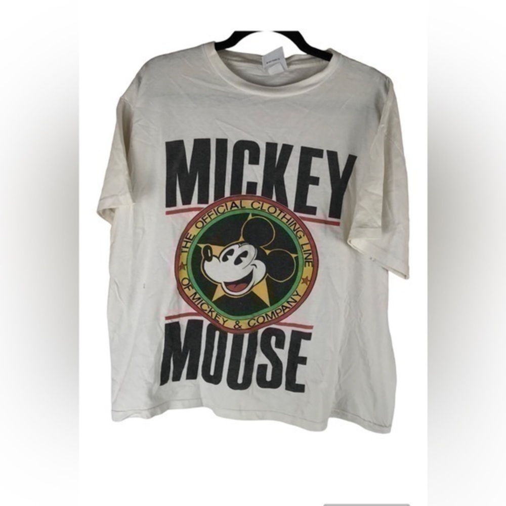 Vintage Mickey & Co. T Shirt 1990s Mickey Mouse Big Print Men’s Vtg 90s